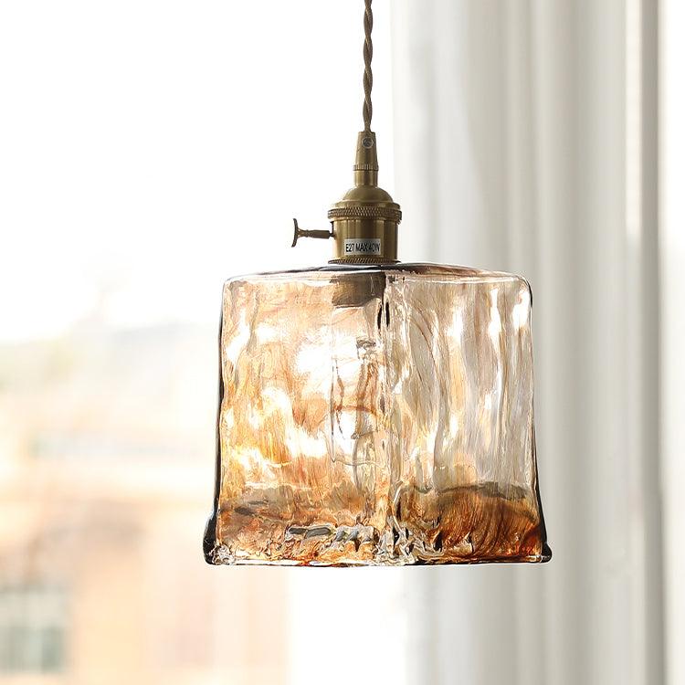 Xason Brown Glass Pendant Light