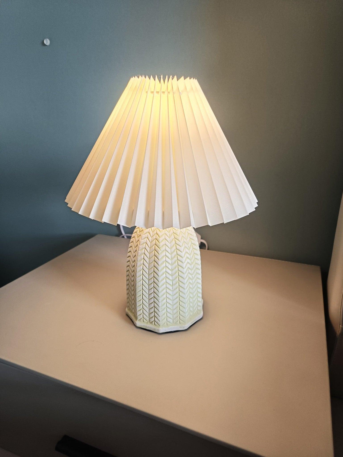 Xenlor Fabric Vintage Table Lamp