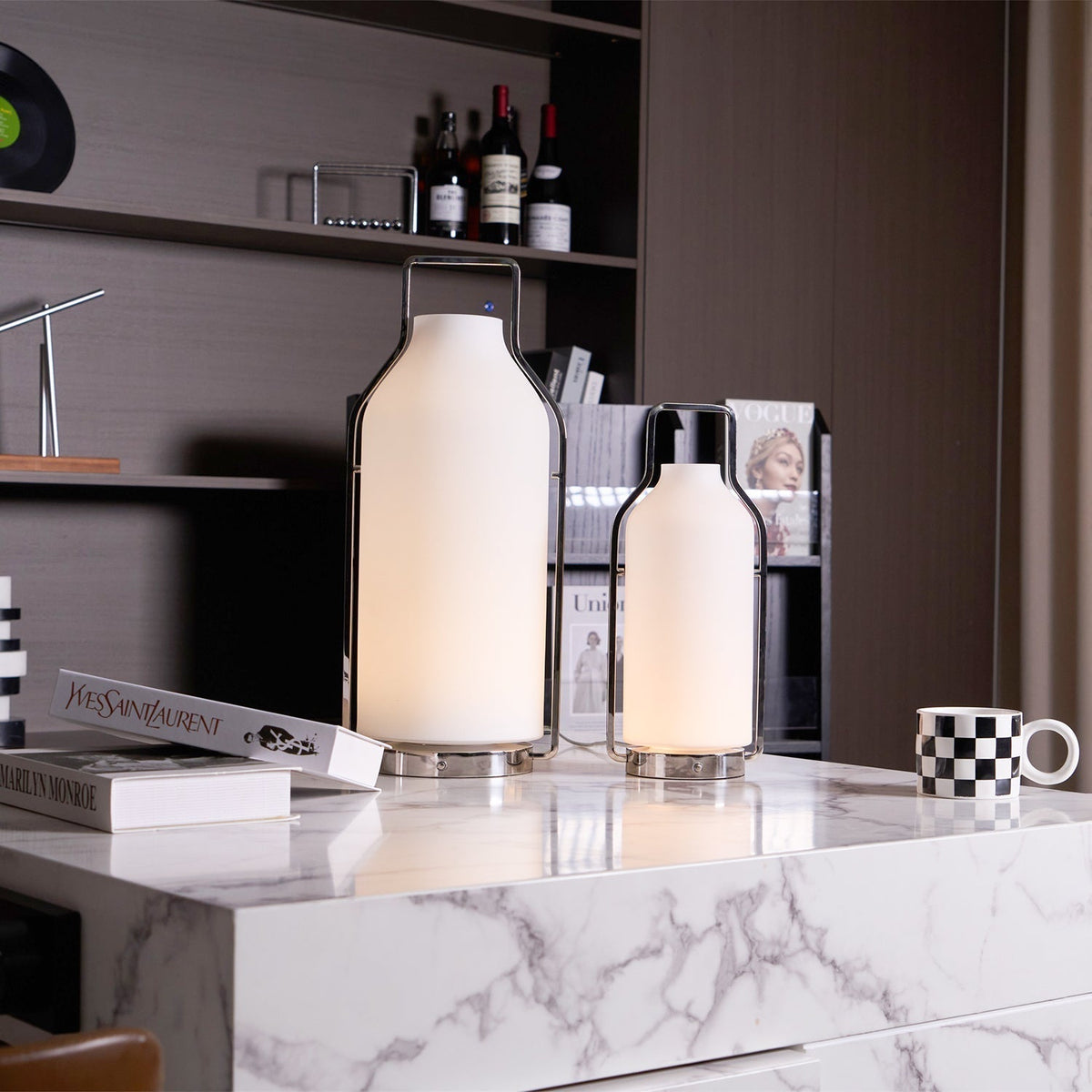 Solace Lantern Minimalist Table Lamp