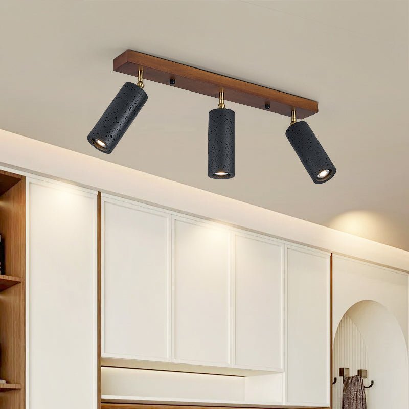 Eurliryra Black Travertine Trio Ceiling Spot