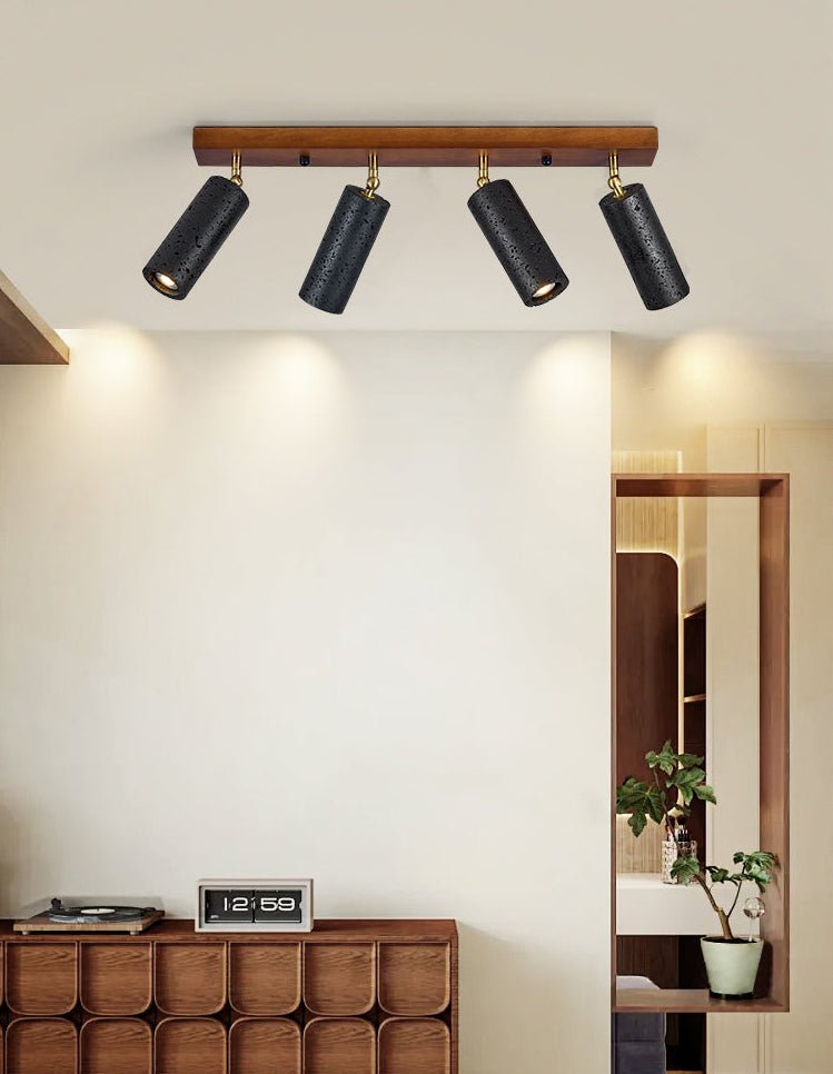 Eurliryra Black Travertine Trio Ceiling Spot