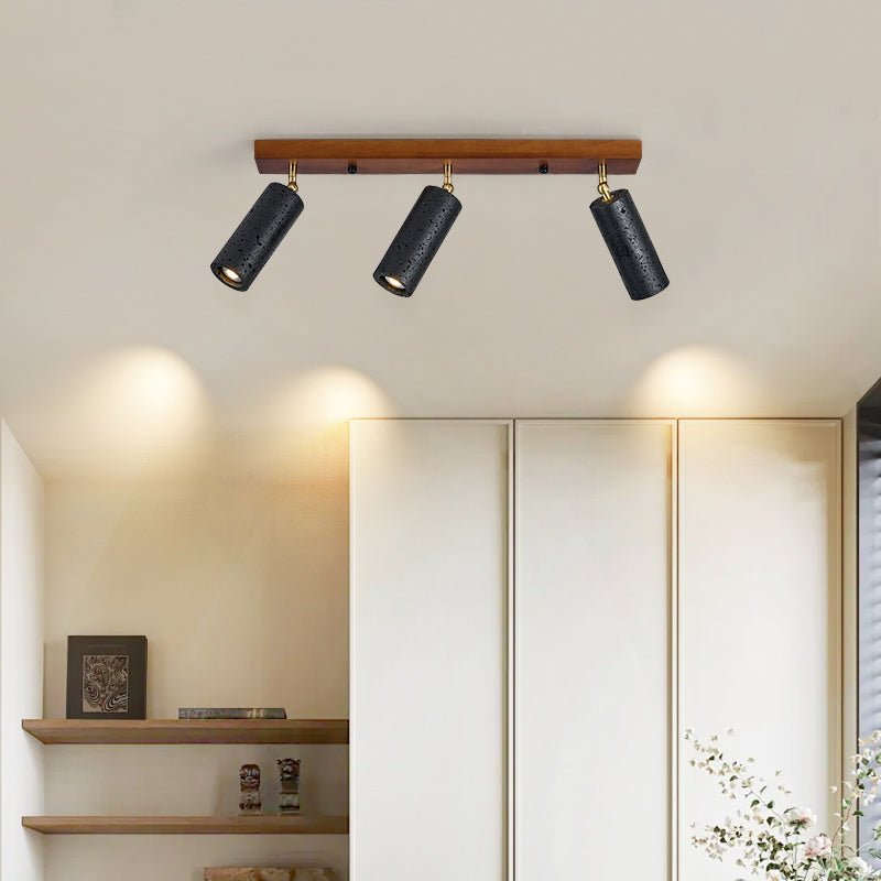 Eurliryra Black Travertine Trio Ceiling Spot