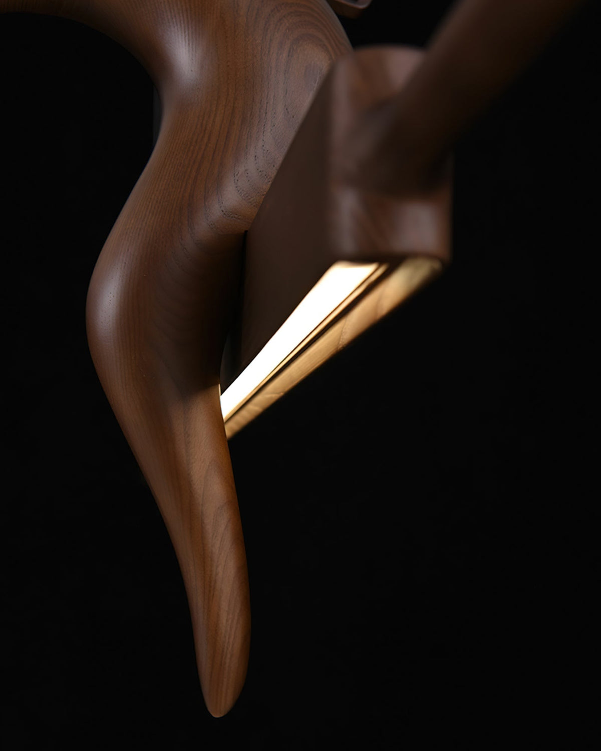 Varinisra Sculptural Oak Pendant Light