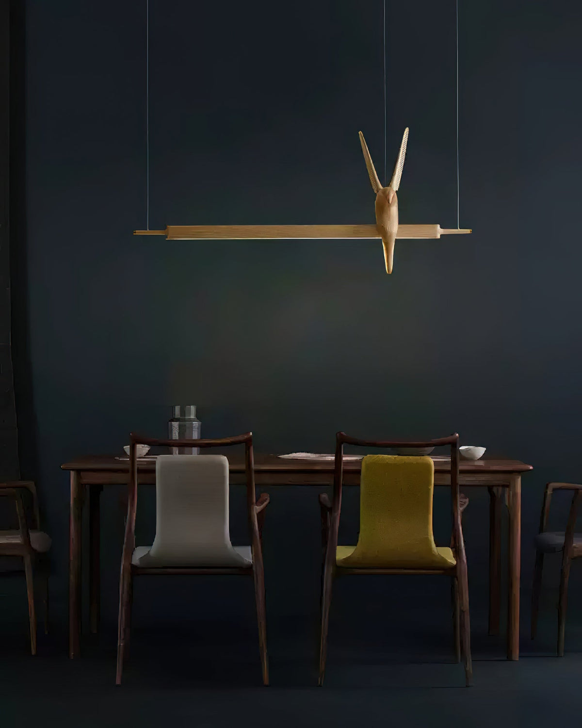 Varinisra Sculptural Oak Pendant Light
