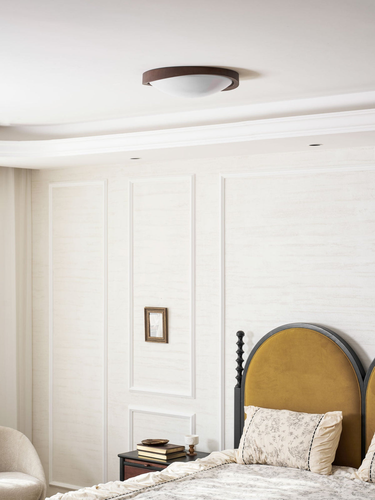 Kima Curved Edge Flush Mount Ceiling Light
