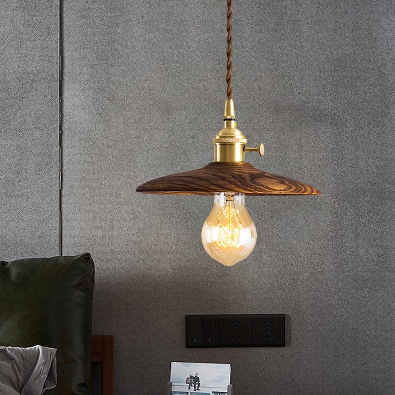 Veldra Brass Retro Pendant Light