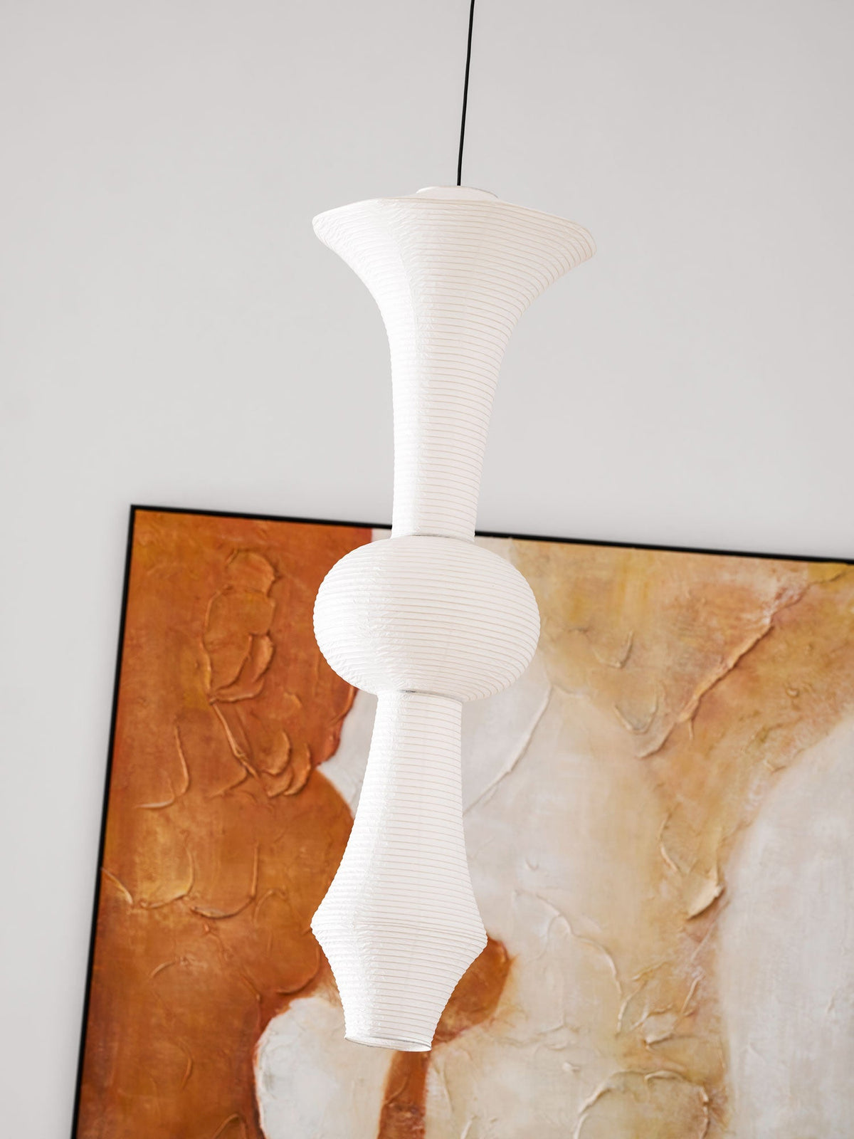 Isalo Washi Paper E Pendant Light