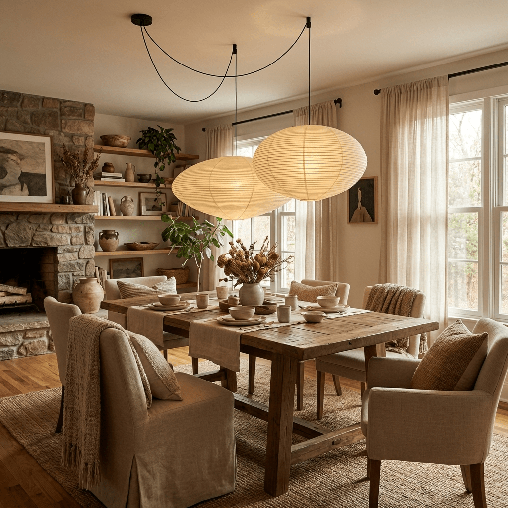 Yawen Washi Paper 15A 21A 26A Pendant Light