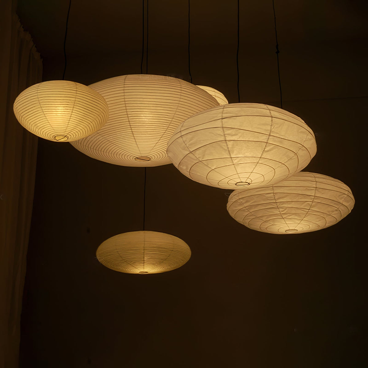 Yawen Washi Paper 15A 21A 26A Pendant Light