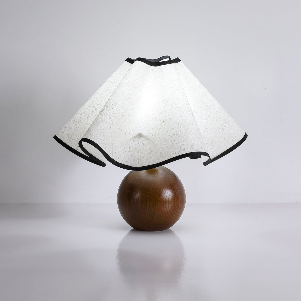Kalion Wood Fabric Table Lamp