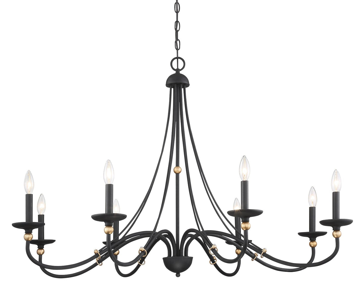 Regalia Vintage Brass Chandelier