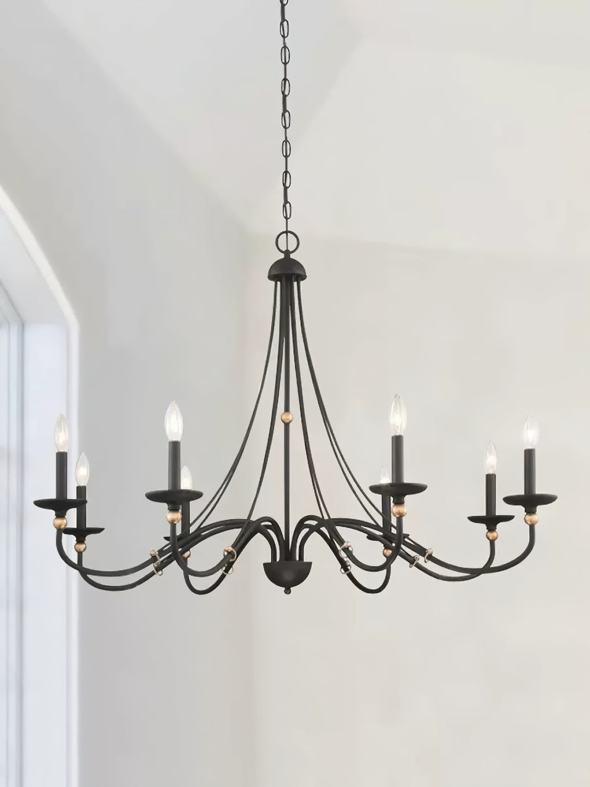 Regalia Vintage Brass Chandelier