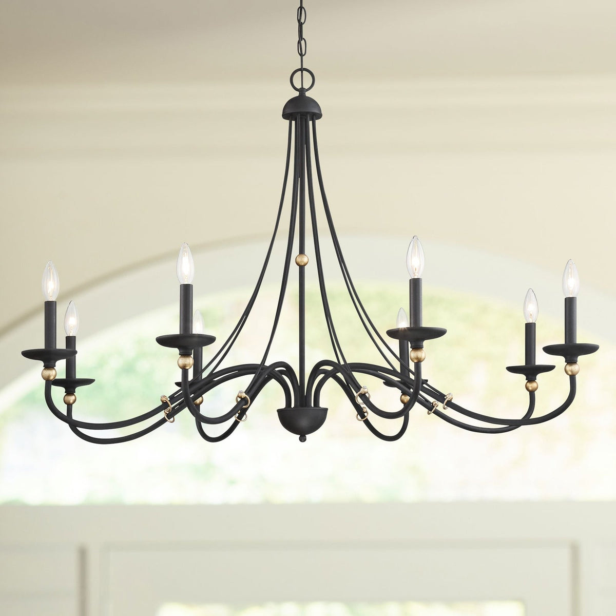 Regalia Vintage Brass Chandelier