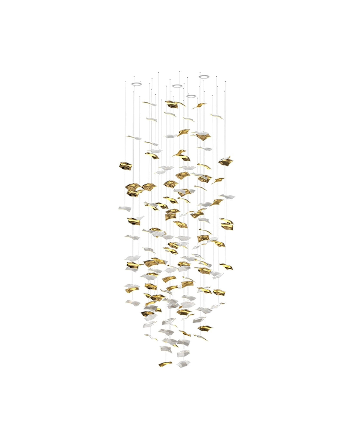 Viliros Glass Spiral Pendant Light