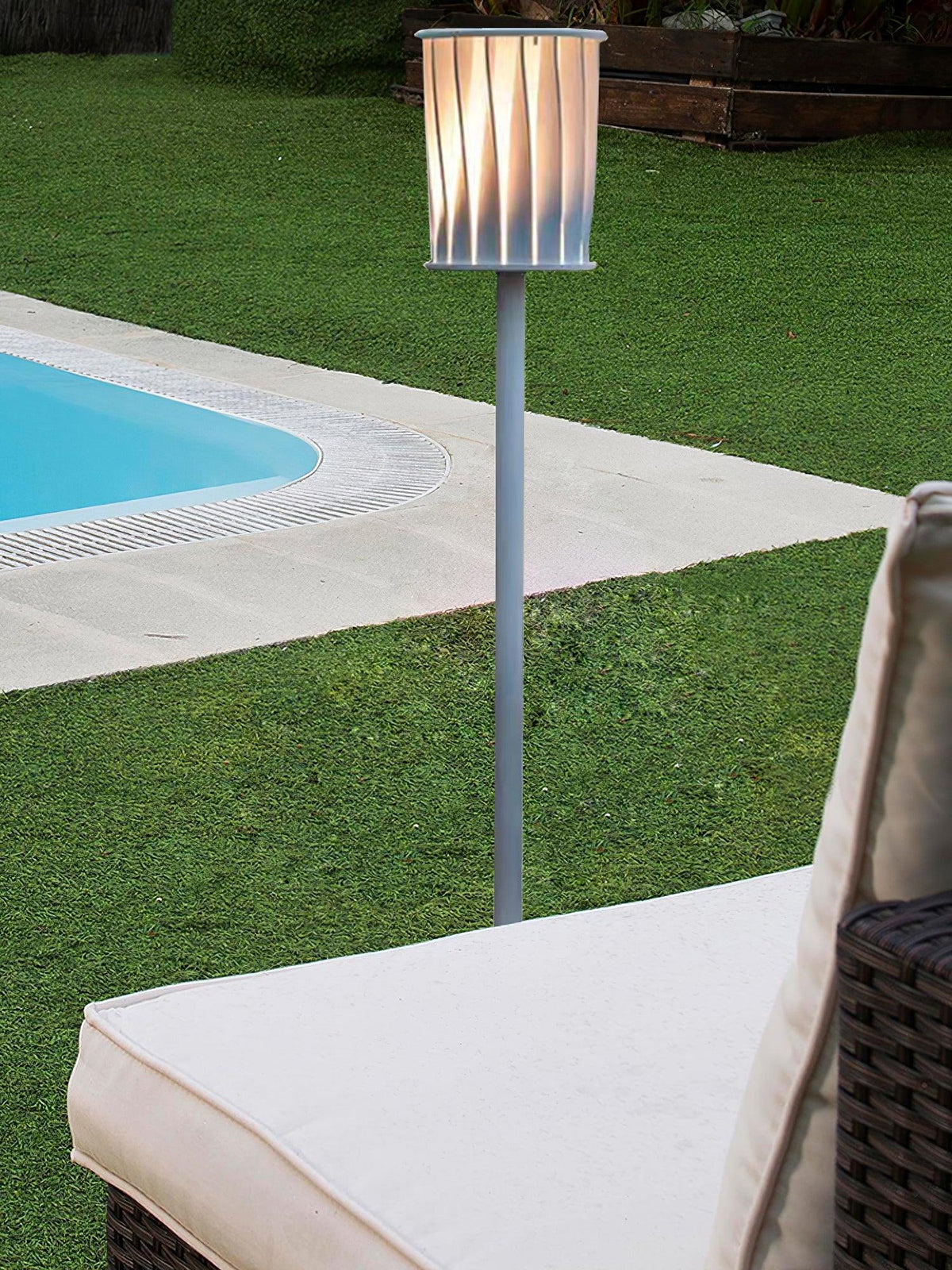 Flare Modern Aluminum Outdoor Light
