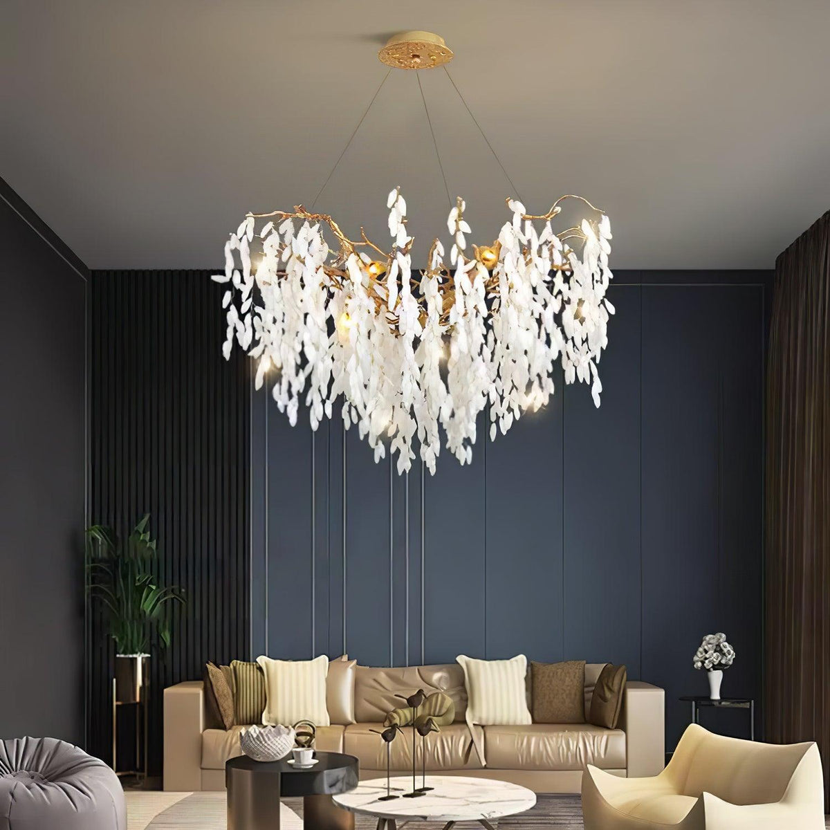 Florealis Cascading Crystal Chandelier