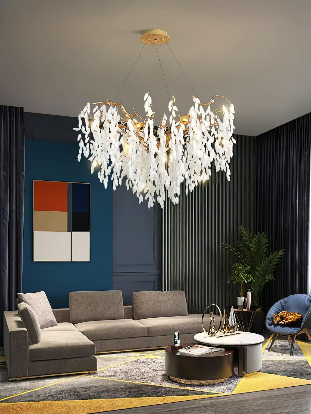 Florealis Cascading Crystal Chandelier