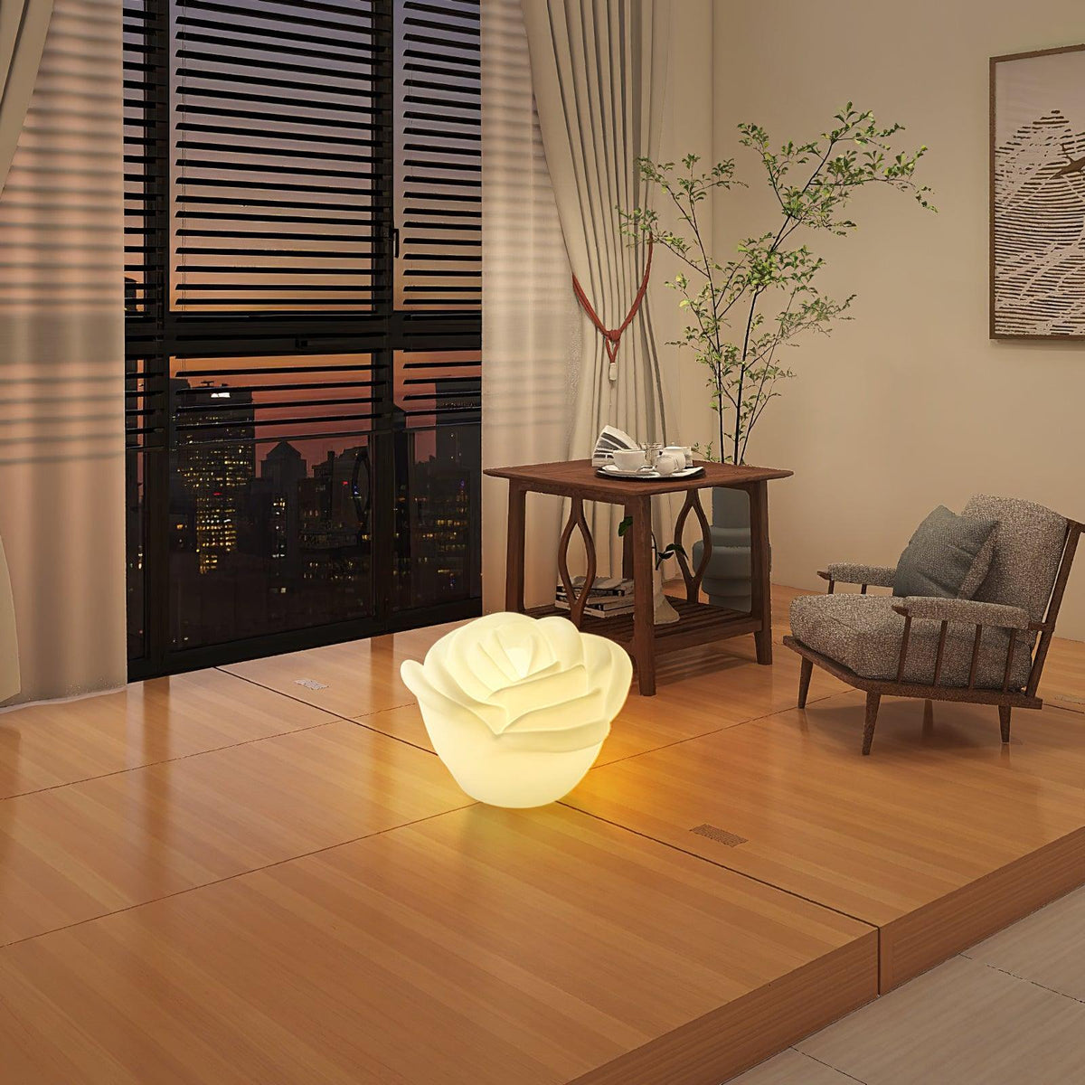 Rosebud Elegant Table Lamp