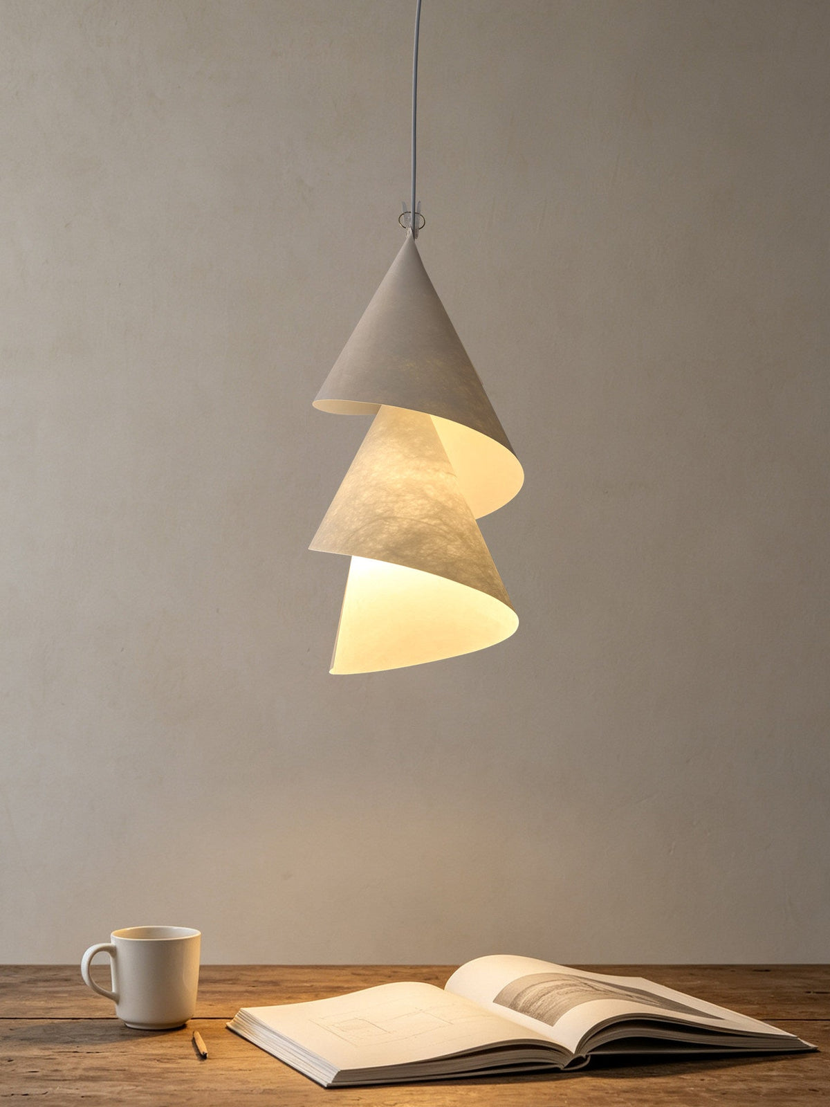 Southvale4 Paper Cone Pendant Lamp