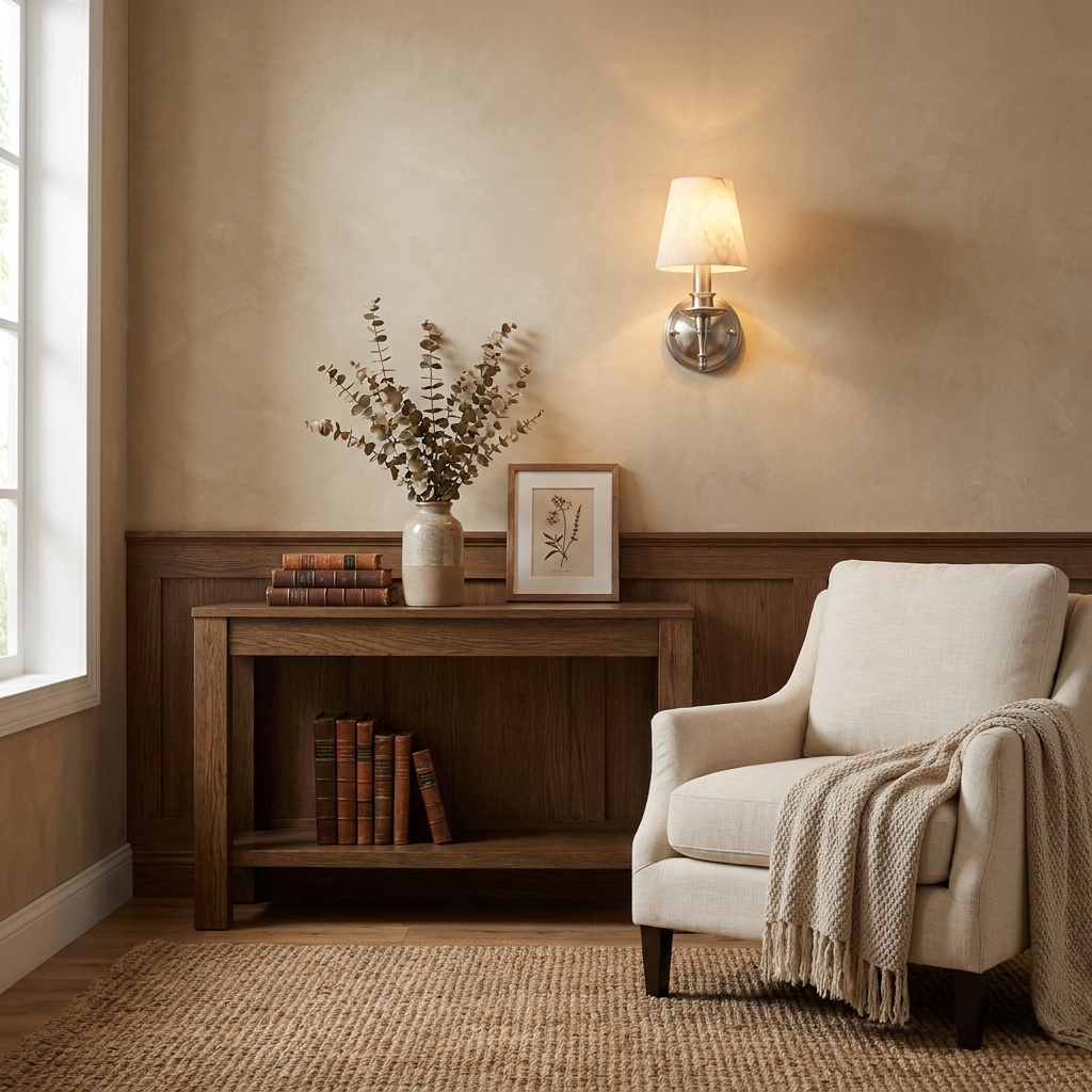 Ashmere Alabaster Wall Sconce