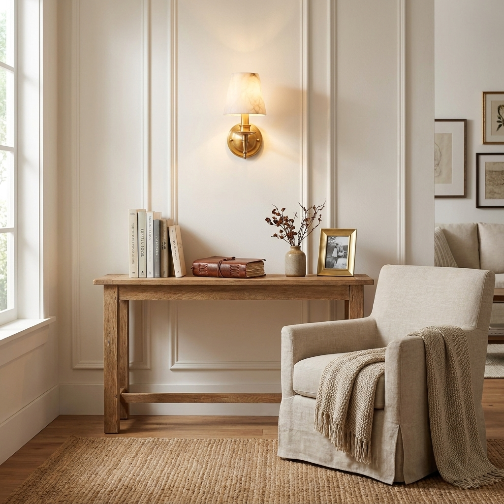 Ashmere Alabaster Wall Sconce