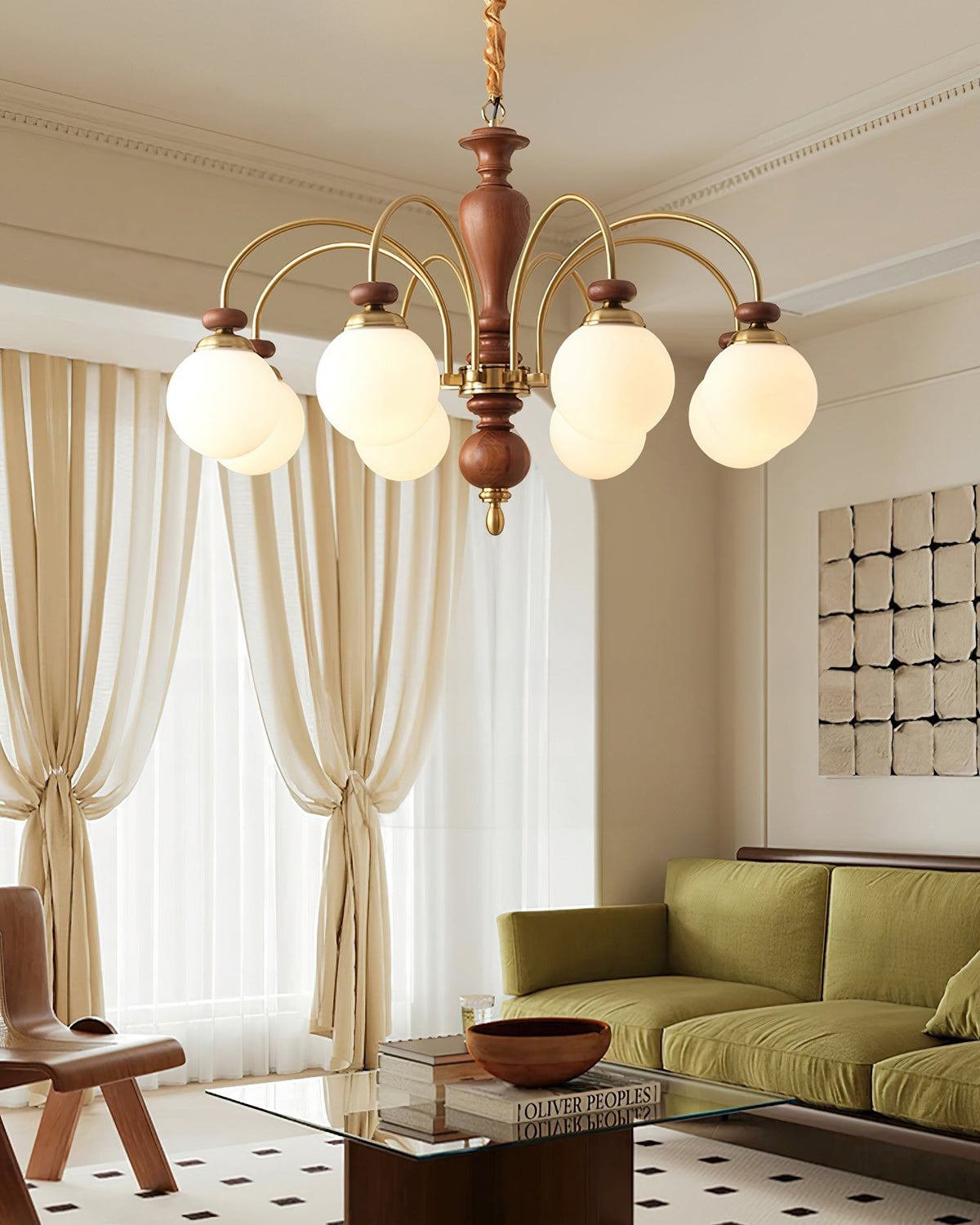 Wejin Wood Chandelier