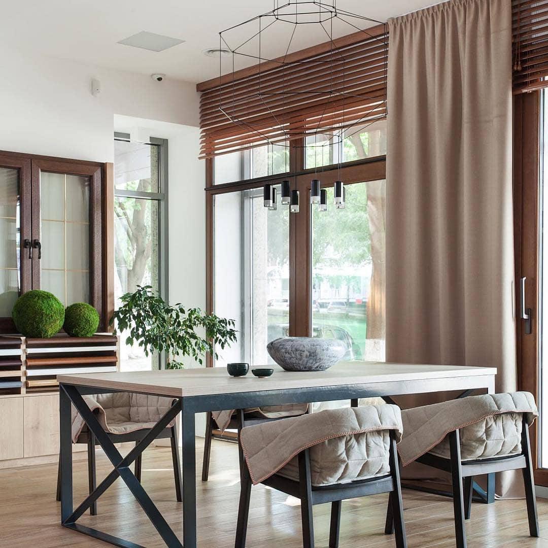 Elaalora Pendant Lamp Geometric Wire Black LED