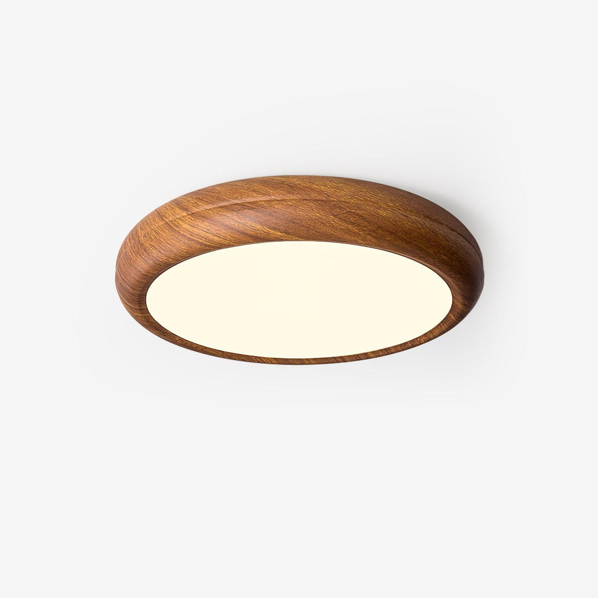 Silas Wood Grain Round Ceiling Light