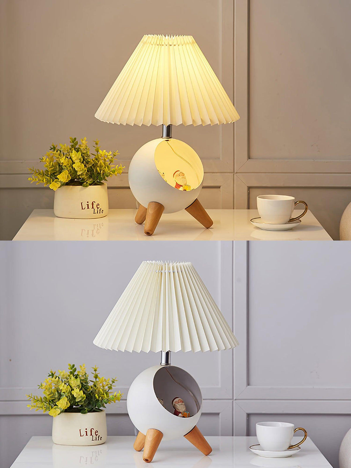 Hazelle Modern Fabric Table Lamp
