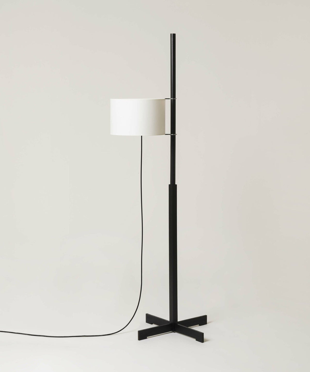 Jex Wood Fabric Floor Lamp