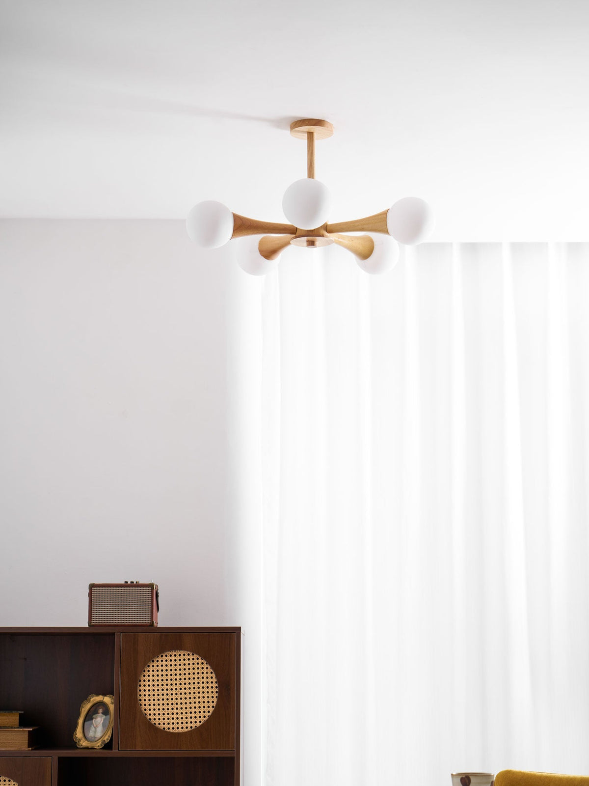 Kojel Wooden Nera Chandelier