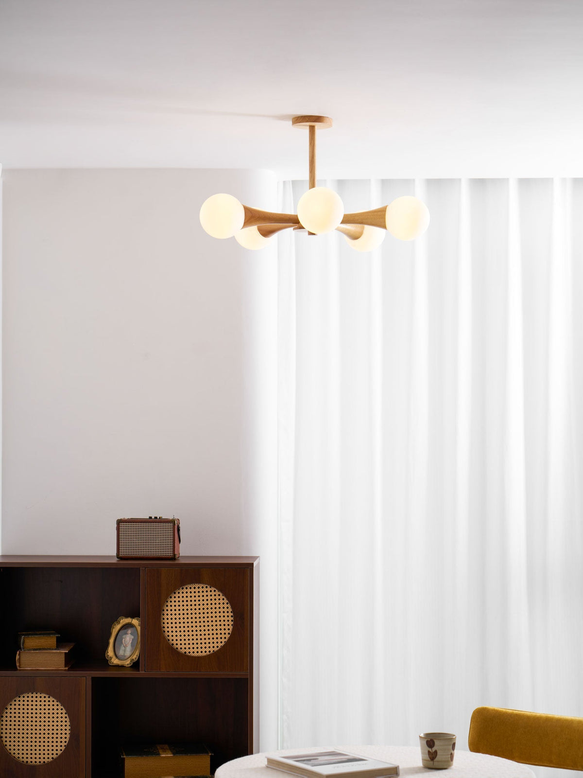 Kojel Wooden Nera Chandelier