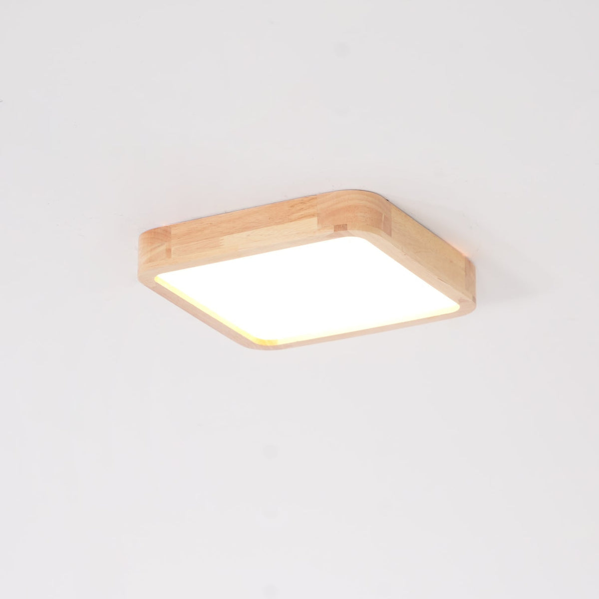 Weson Wooden Geometric Flush Mount Ceiling Light