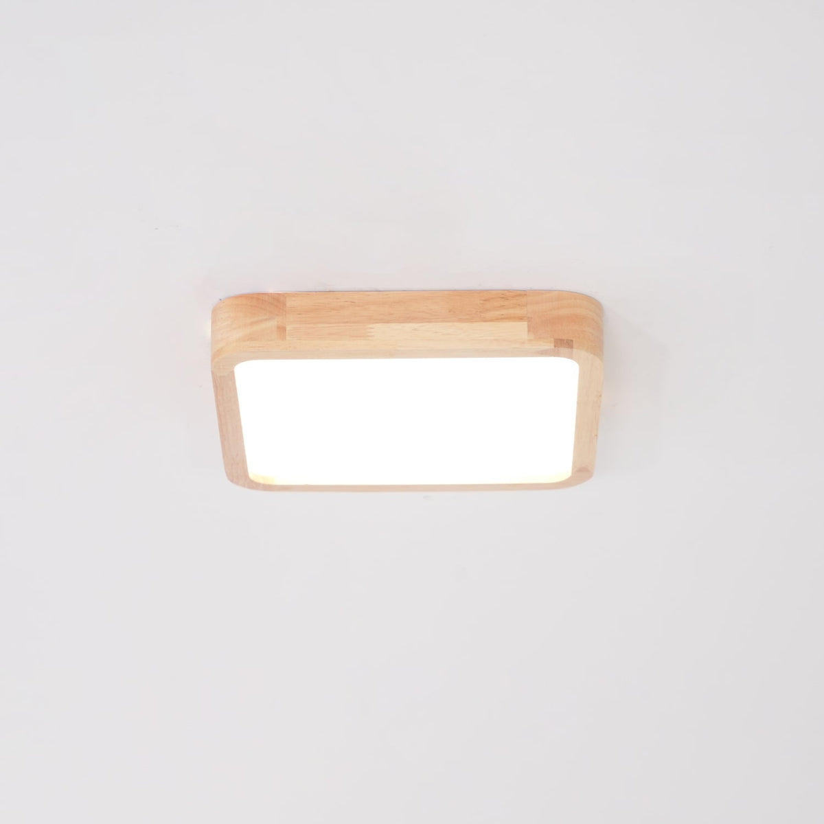 Weson Wooden Geometric Flush Mount Ceiling Light