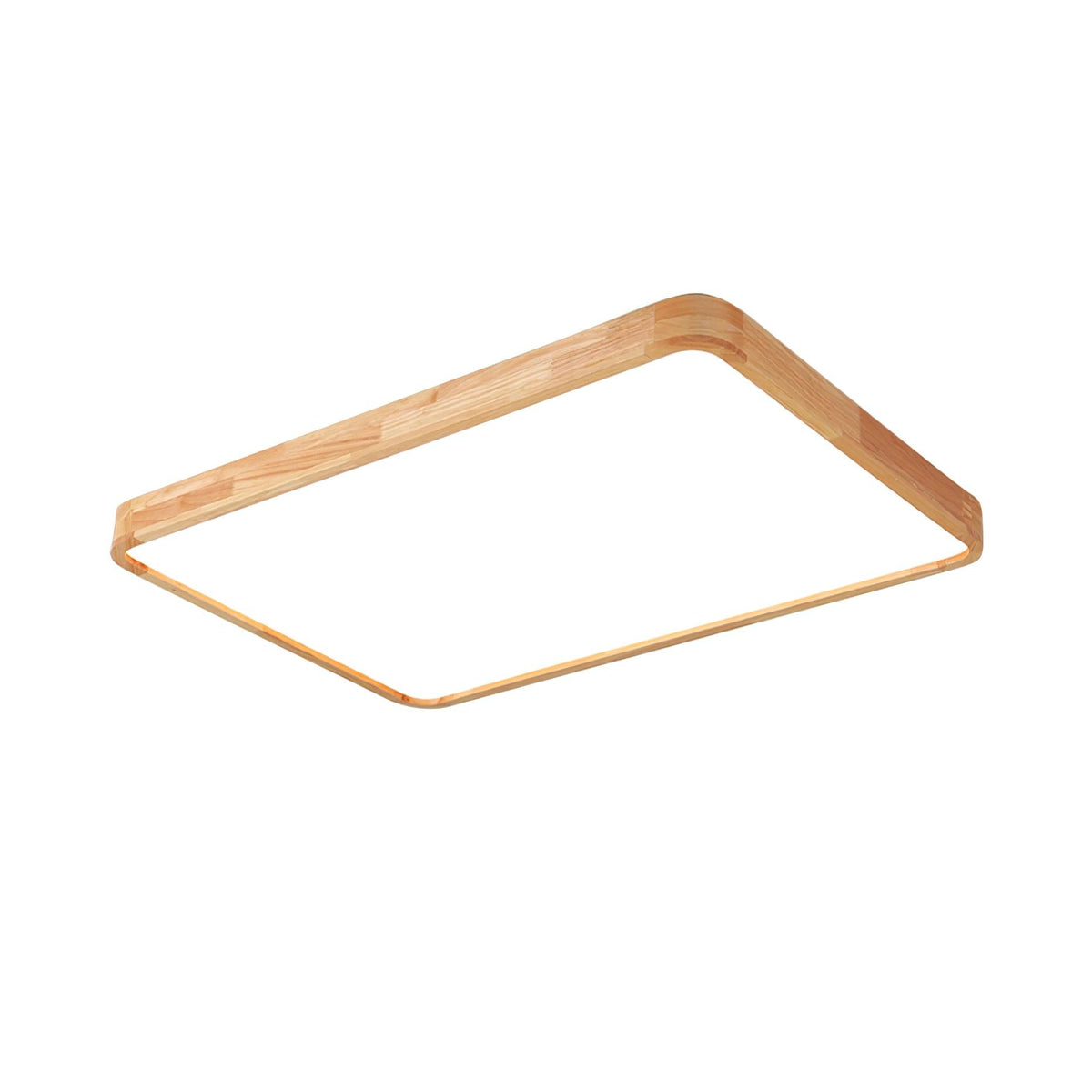 Weson Wooden Geometric Flush Mount Ceiling Light