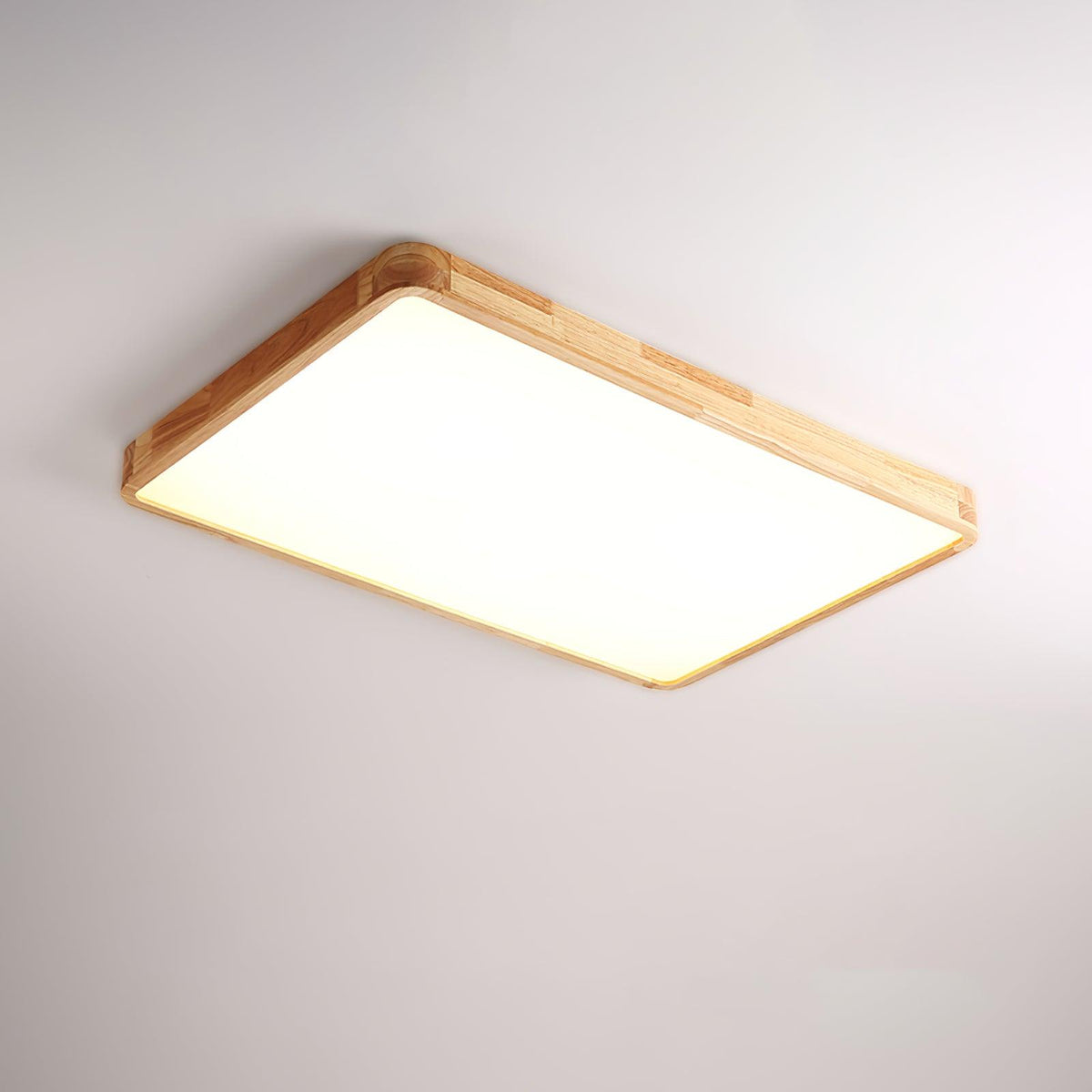 Damian Ceiling Light Wooden Geometric LED