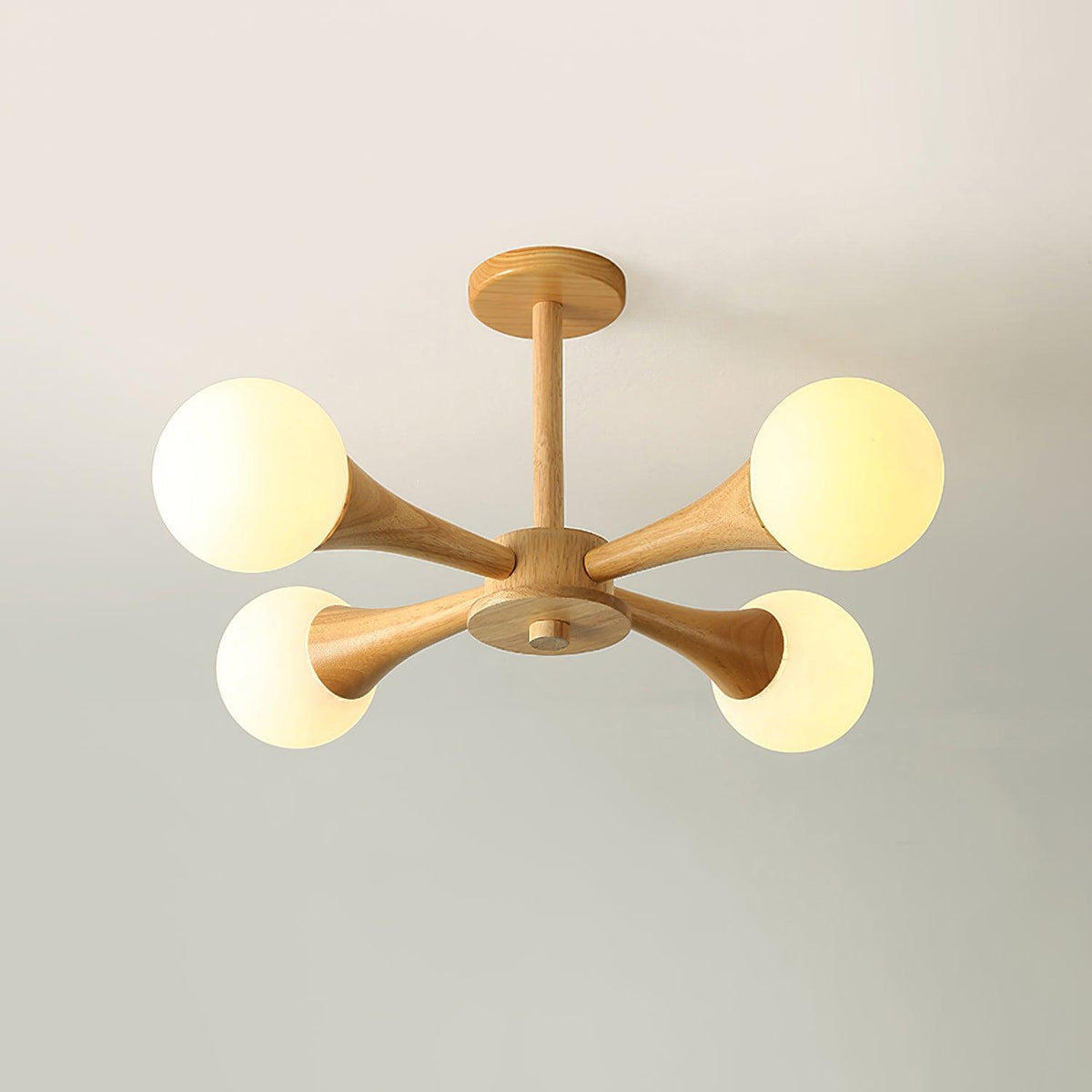 Kojel Wooden Nera Chandelier