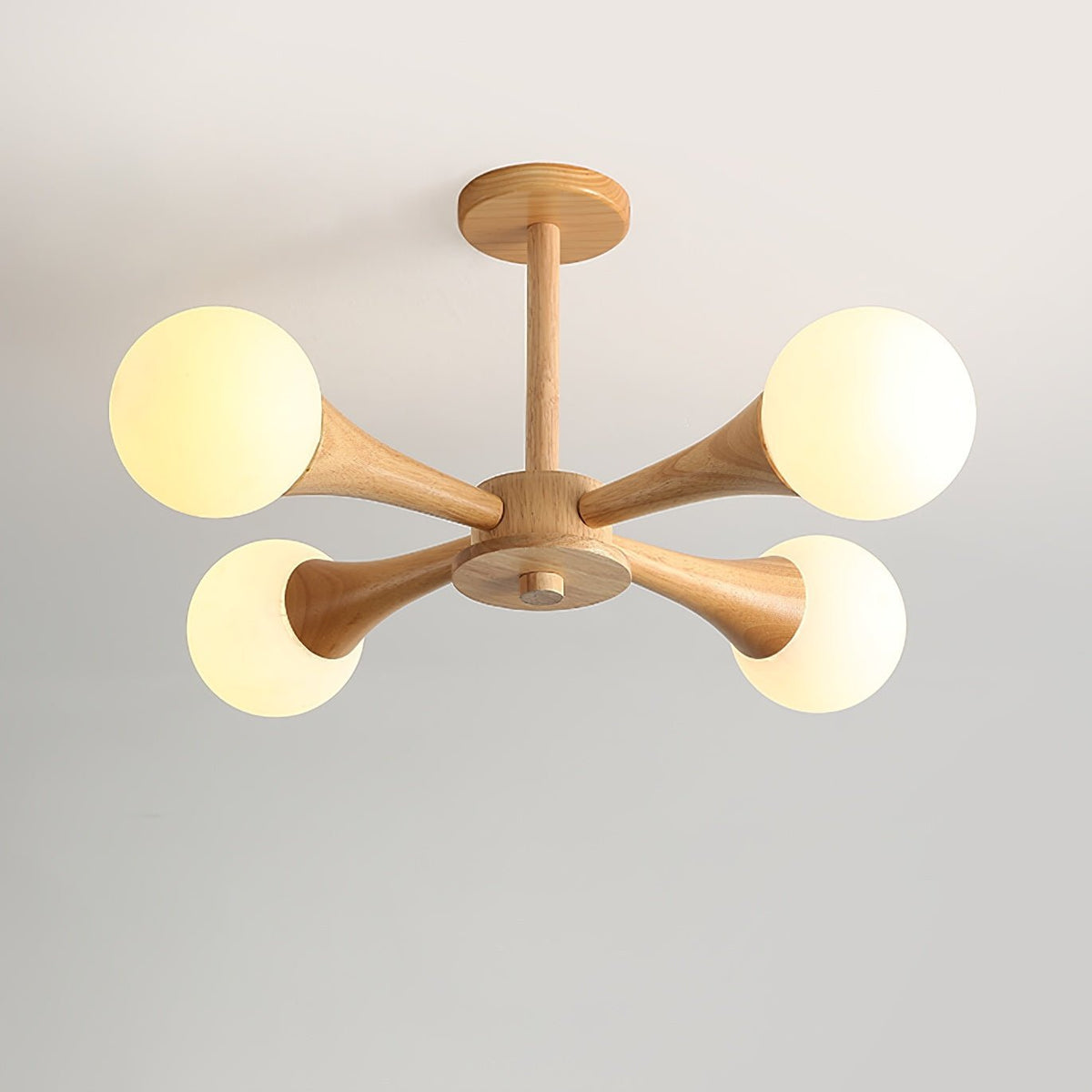 Kojel Wooden Nera Chandelier