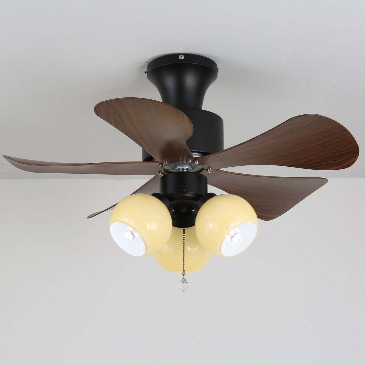 Rinania Vintage Wood Ceiling Fan Light