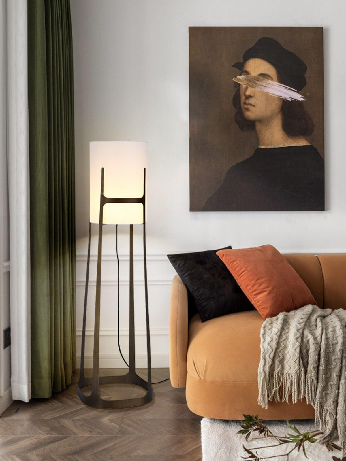 Mirinelle Classic Fabric Floor Lamp
