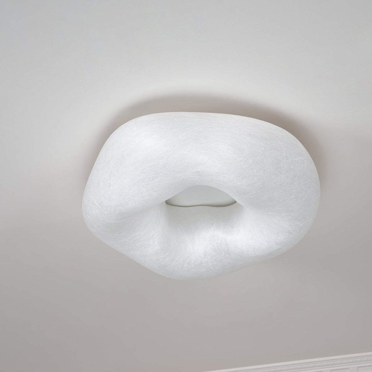 Calerelle Ceiling Lamp Cloud Shape Silk Elegant