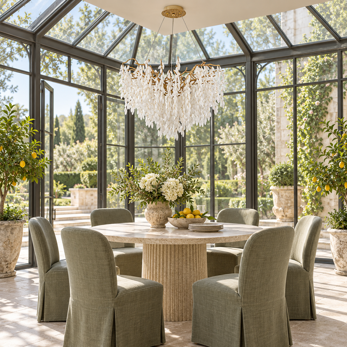 Ivercombe Wisteria Waterfall Chandelier