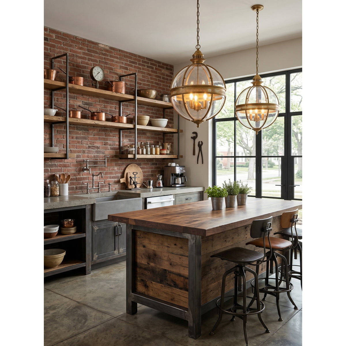 Voby Glass Linear Pendant Light