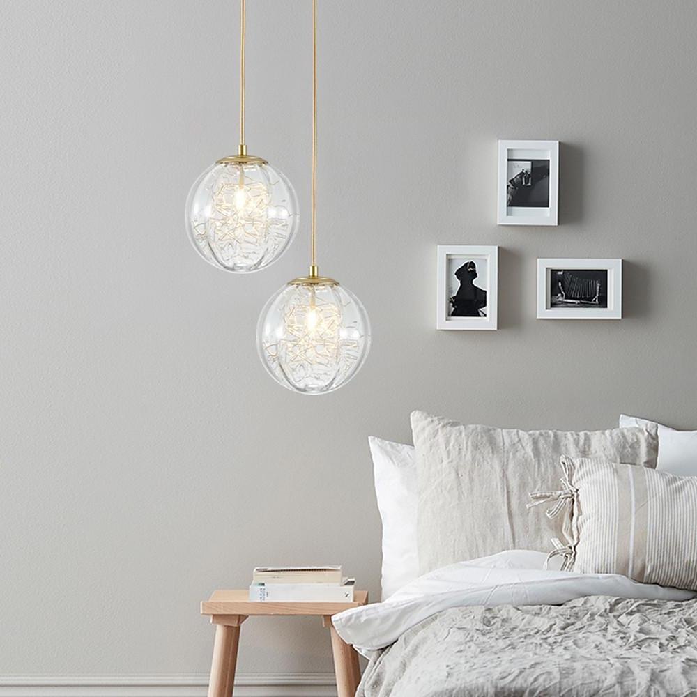 Nordic Artistic Glass Pendant Lighting Globe Pendant Lighting - Lamp Outdoor