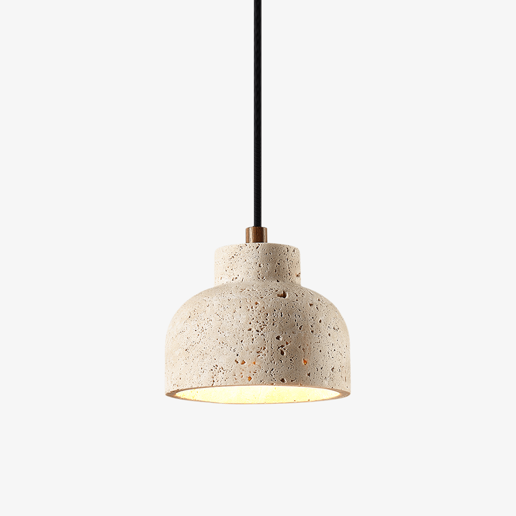 Noraneria Travertine Bell Pendant Lamp