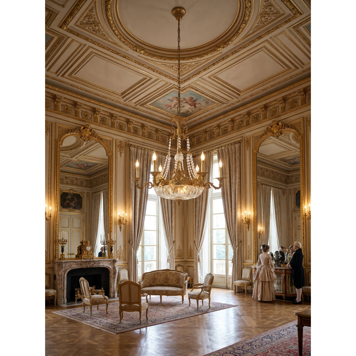 Emuma Brass Chandelier
