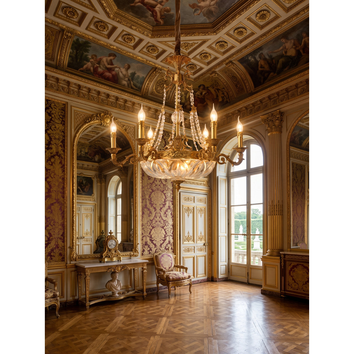 Emuma Brass Chandelier