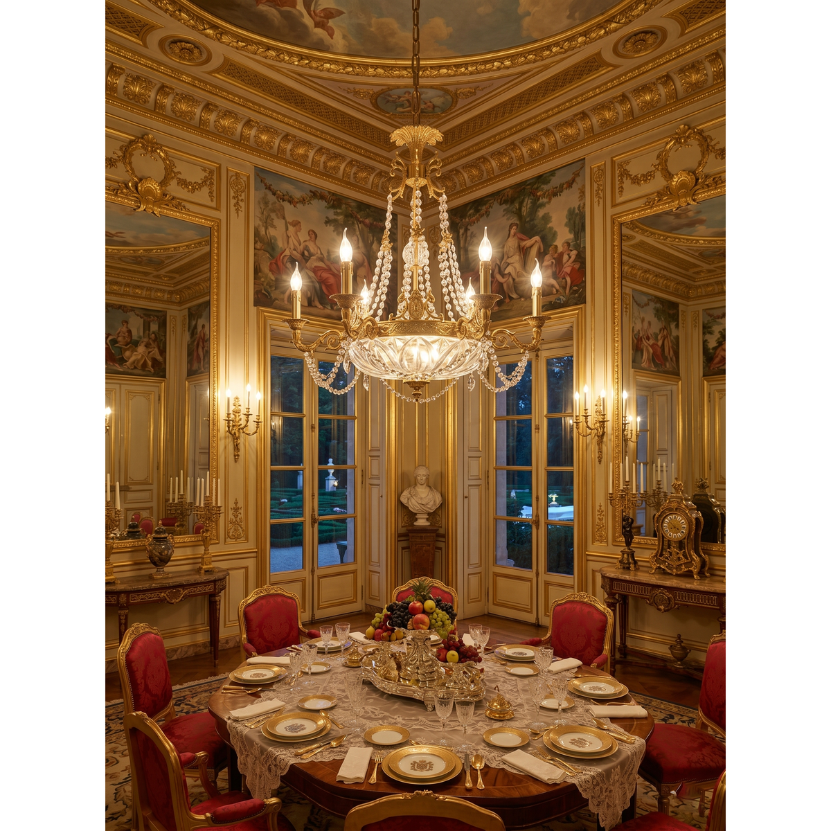 Emuma Brass Chandelier