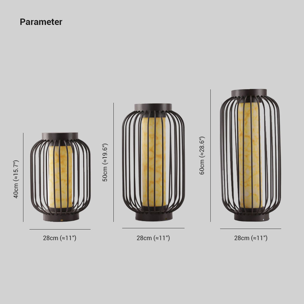 Ray Lantern Solar Rechargeable Outdoor Floor Lamp - Lamp Outdoor