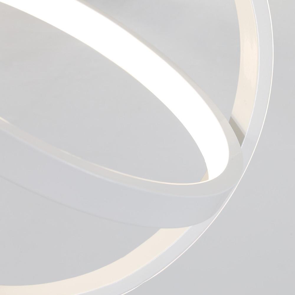 Creative Circles LED Black Modern Ceiling Lights Flush Mount Lighting - Lamp Outdoor